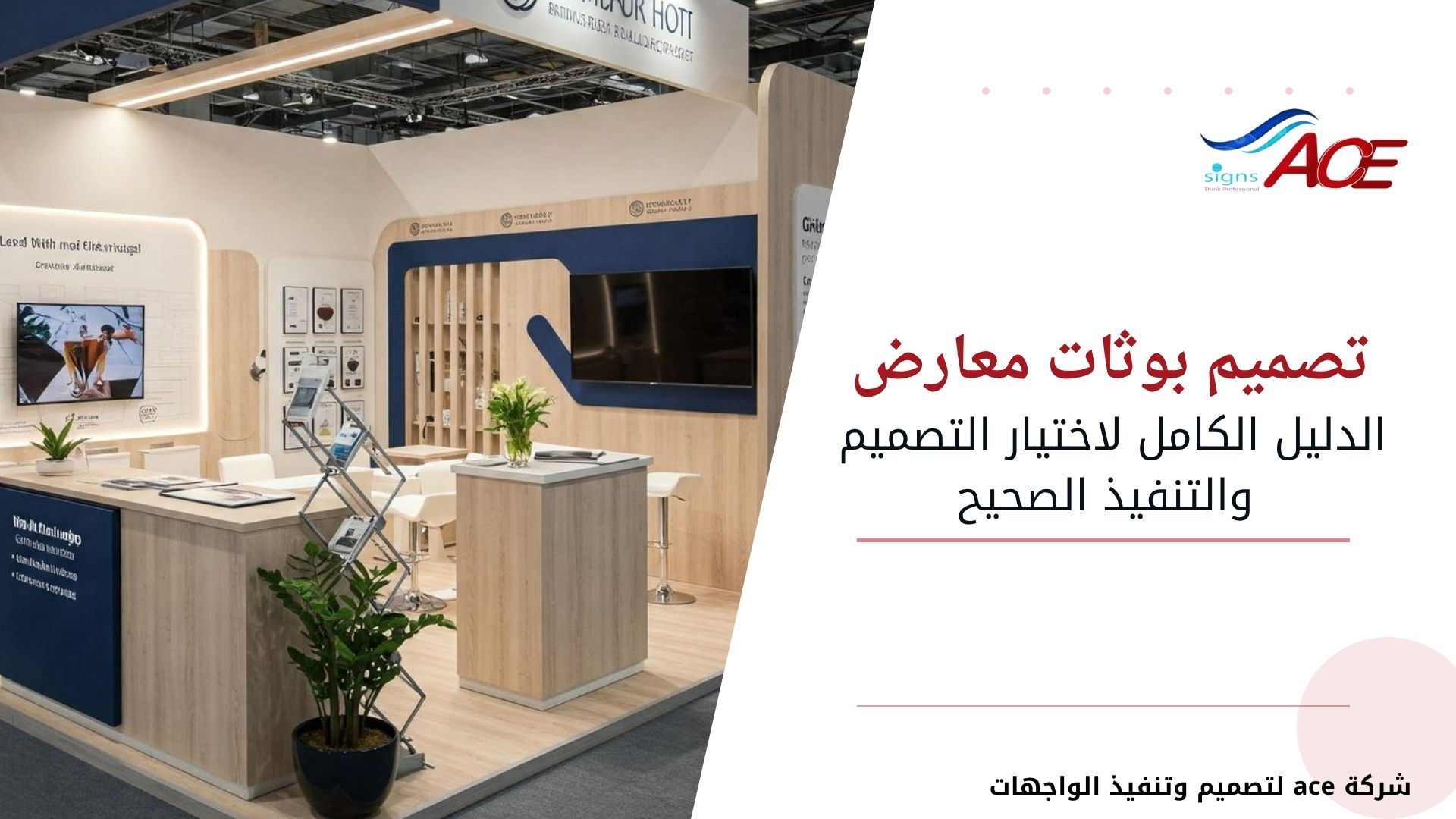 تصميم بوثات معارض